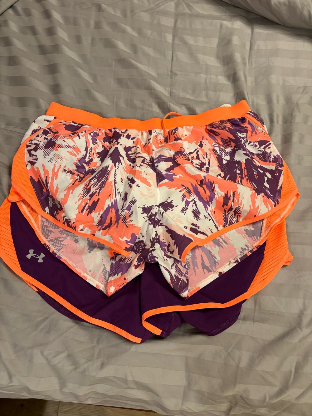TWO FOR ONE! Under Armour woman’s running shorts.